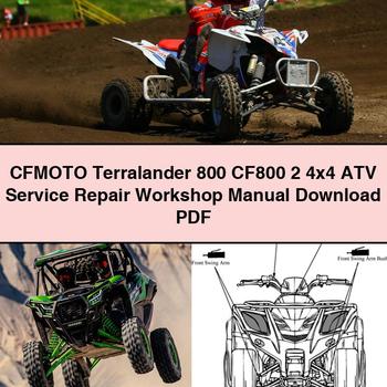CFMOTO Terralander 800 CF800 2 4x4 ATV Service Repair Workshop Manual