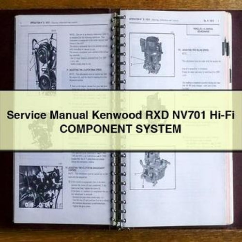 Service Manual Kenwood RXD NV701 Hi-Fi Component System PDF Download