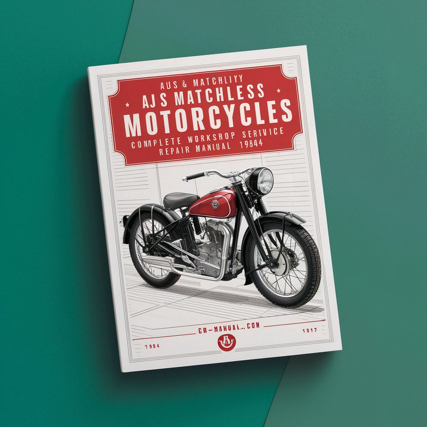 AJS &amp; Matchless Motorräder Alle Modelle Komplettes Werkstatt-Service-Reparaturhandbuch 1915-1964