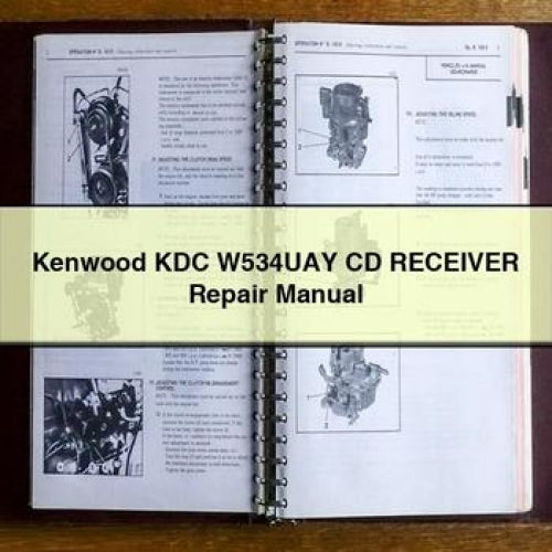 Kenwood KDC W534UAY CD Receiver Repair Manual PDF Download