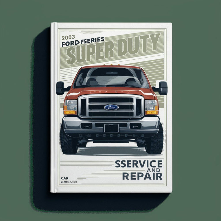 2003 Ford F-Series Super Duty (F250) Service And Repair Mnl