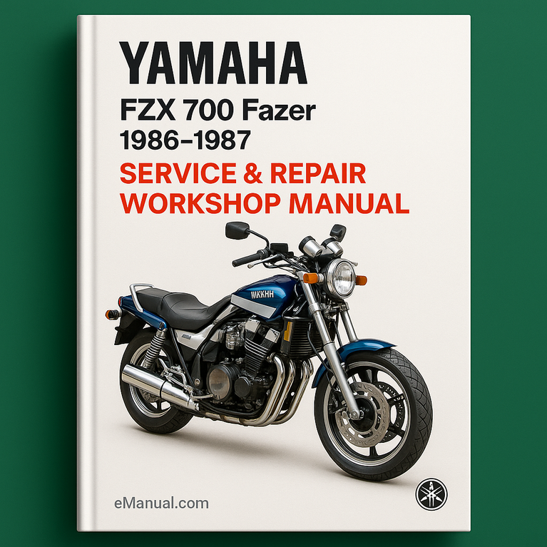 Yamaha FZX 700 Fazer 1986 1987 Service Reparatur Werkstatthandbuch