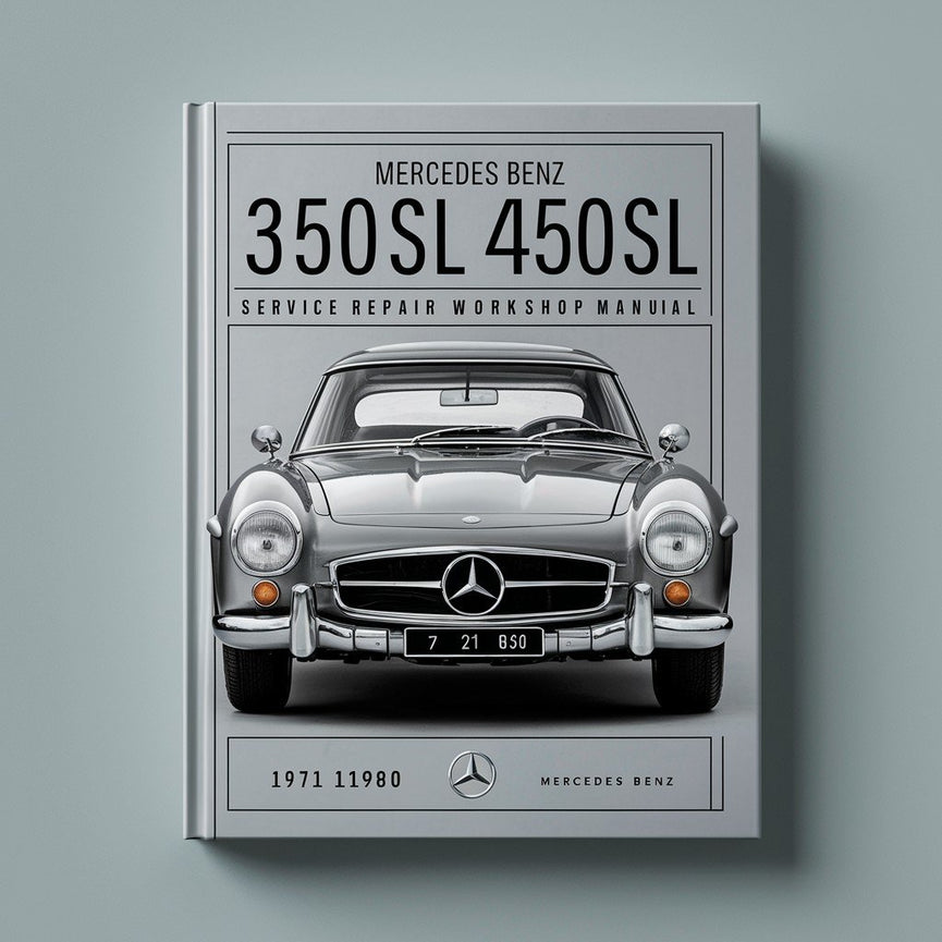 Mercedes Benz 350SL 450SL 1971-1980 Service Repair Workshop Manual  Pdf