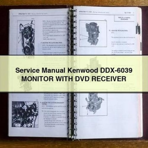 Service Manual Kenwood DDX-6039 MONITOR WITH DVD Receiver PDF Download