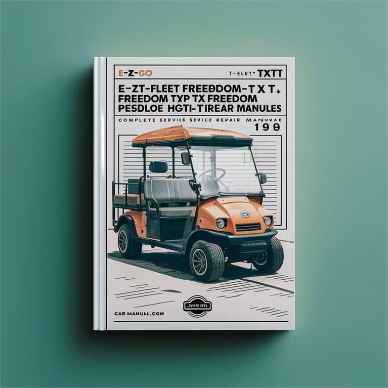 1996 E-z-go TXT Fleet Freedom HP 4 Caddy Gasoline Powered Vehicles Service Repair Workshop Manual PDF