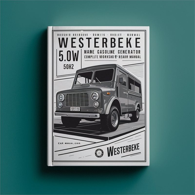 Westerbeke 5.0kw BCG 50HZ Marine Gasoline Generator Service Repair Workshop Manual PDF