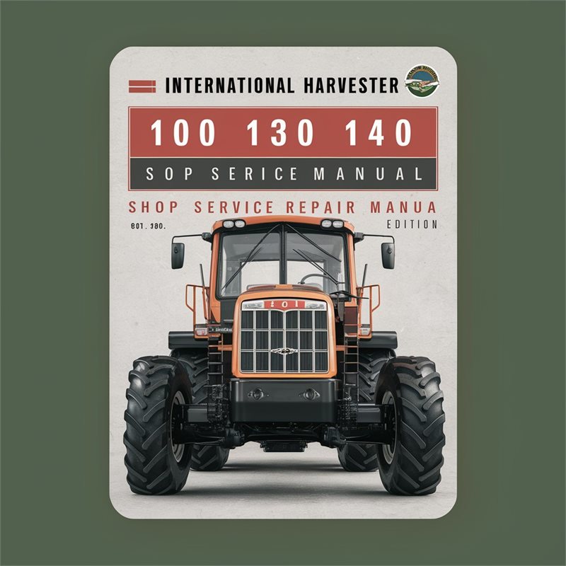 International Harvester 100 130 140 200 Series Shop Service Repair Workshop Manual PDF