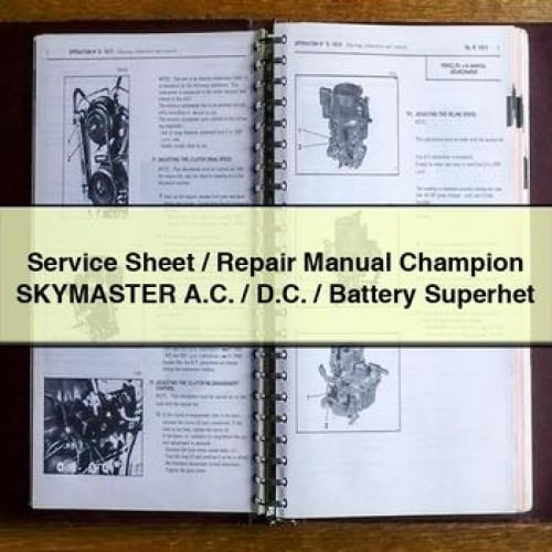 Service Sheet / Repair Manual Champion SKYMASTER A.C. / D.C. / Battery Superhet PDF Download