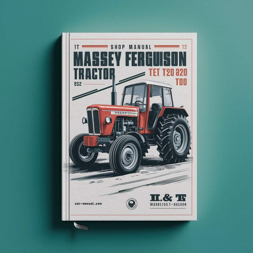 I T Shop Manual FE-2 Massey Ferguson Tractor TE20 TO20 TO30