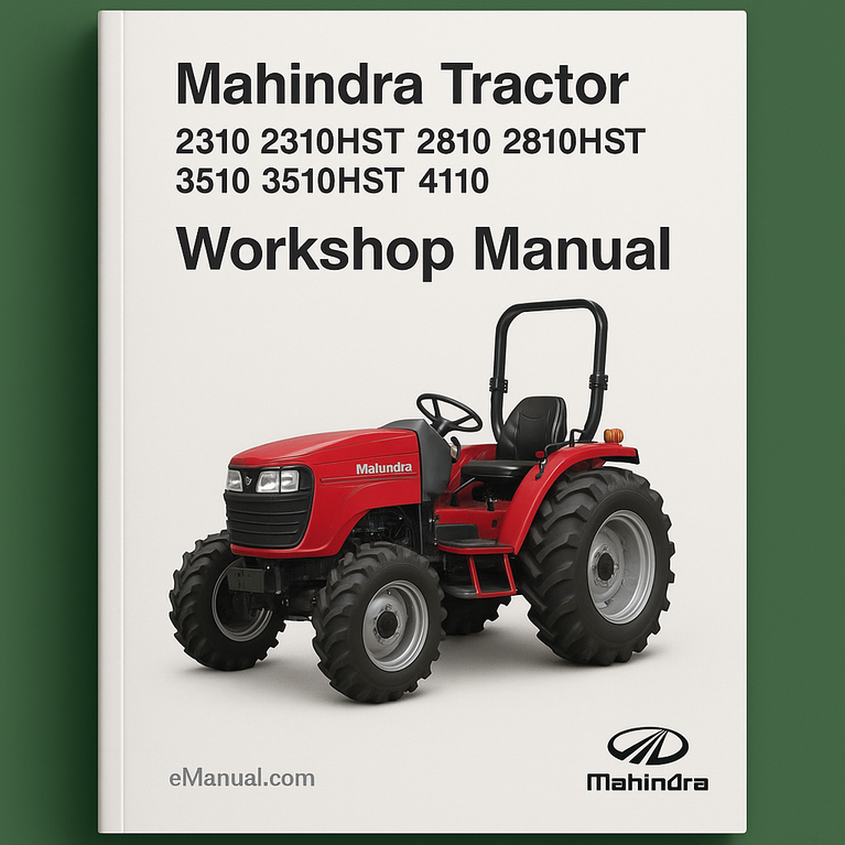 Mahindra Tractor 2310 2310HST 2810 2810HST 3510 3510HST 4110