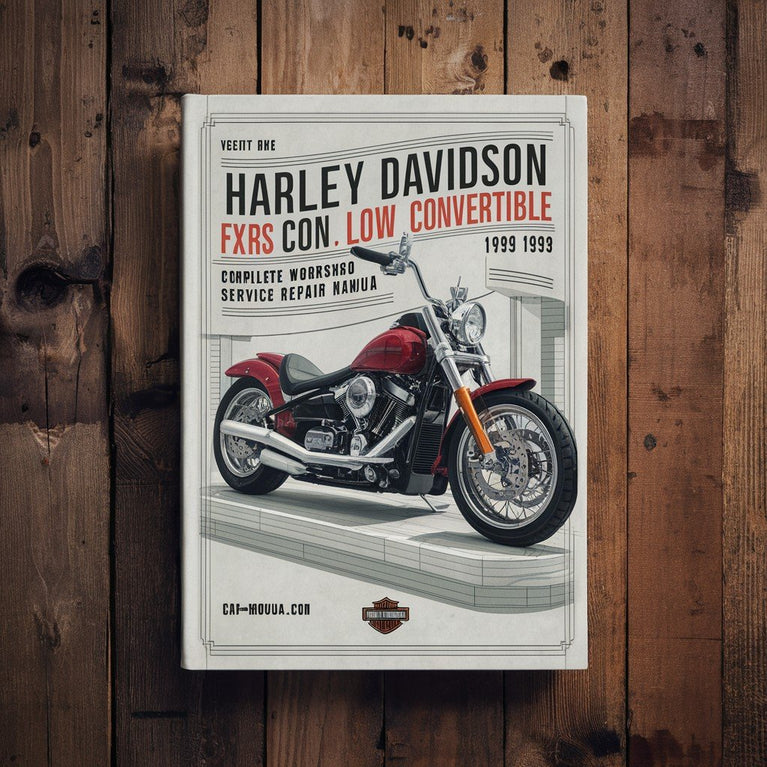 Harley Davidson FXRS Con Low Rider Convertible Complete Workshop Service Repair Manual 1991 1992 1993