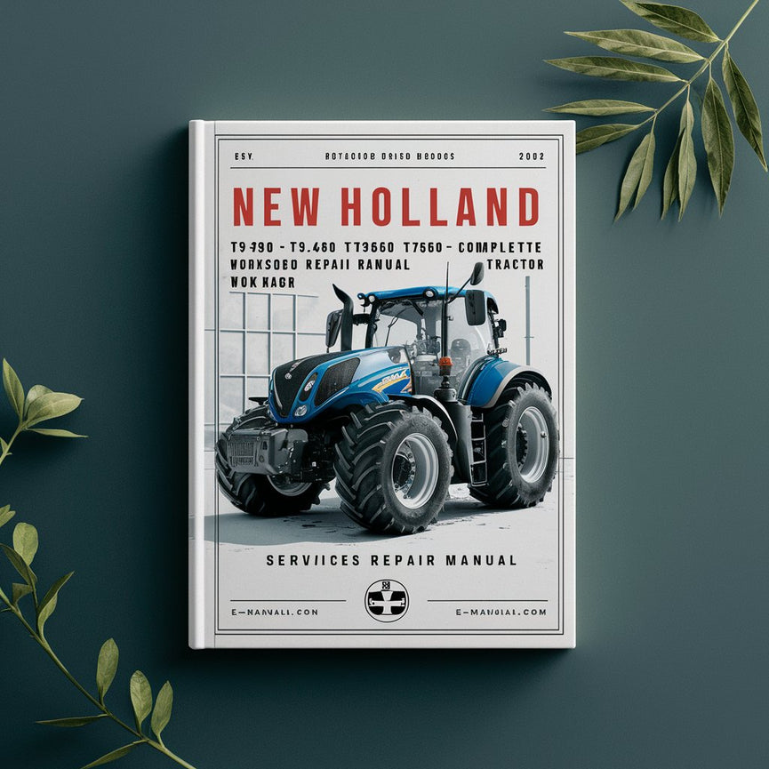 New Holland T9.390 T9.450 T9.505 T9.560 T9.615 T9.670 Tractor Complete Workshop Service Repair Manual