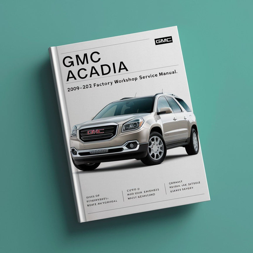 Manual de reparación y servicio de taller de fábrica GMC Acadia 2009-2012 3.6L