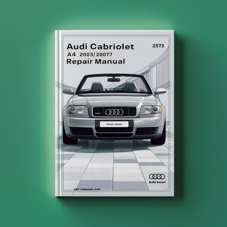 Manual de reparación del Audi A4 Cabriolet (2003-2007) (8H 8H7 8HE)