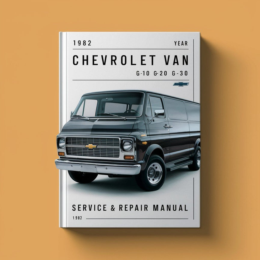 Manual de servicio y reparación de la camioneta Chevrolet G10 G20 G30 de 1982