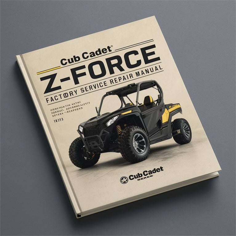 Cub Cadet Z-FORCE Series Service Repair Workshop Manual PDF