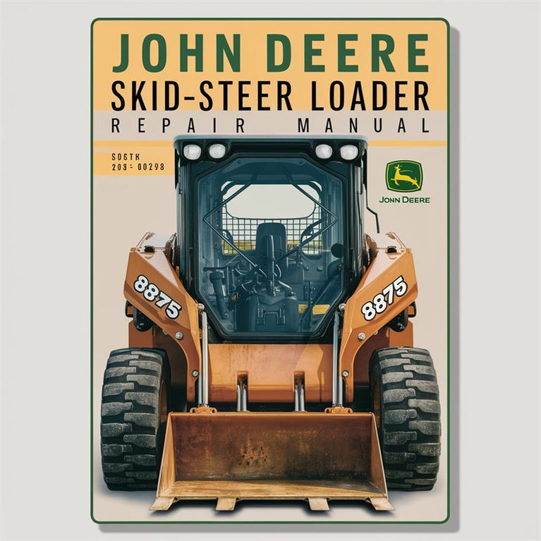 JOHN DEERE 8875 SKID-Steer Loader Repair Manual PDF