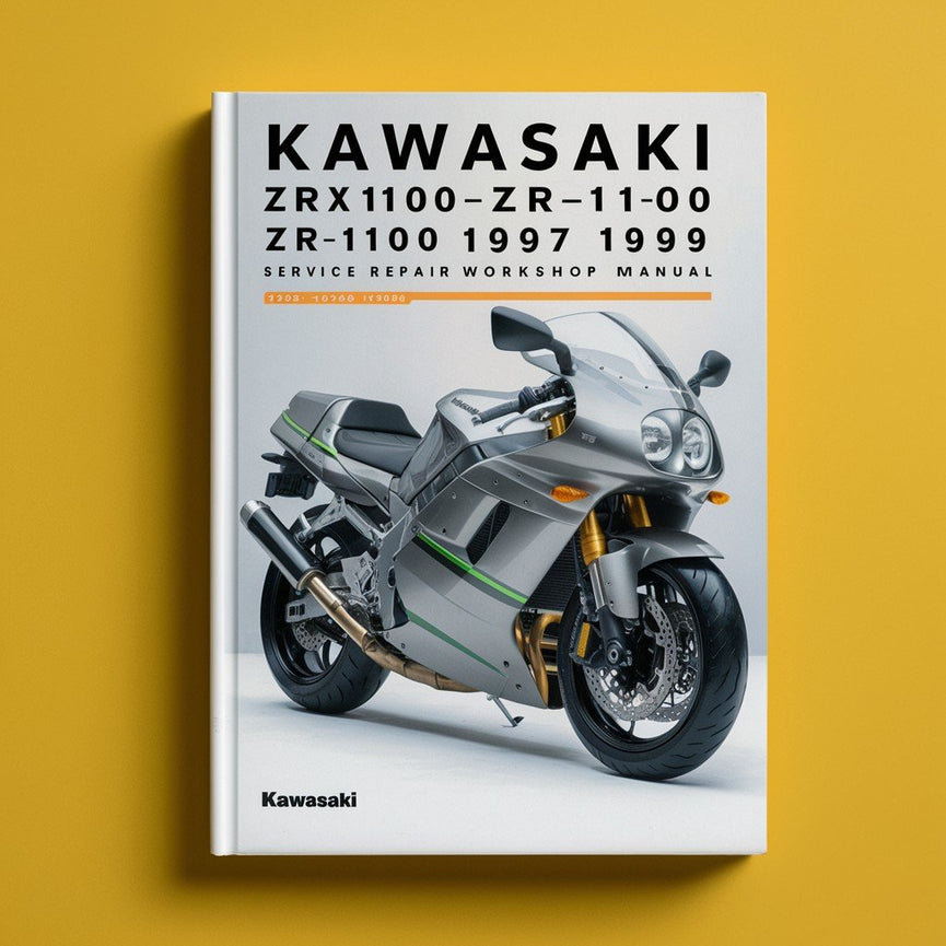 Manual de taller y reparación de Kawasaki ZRX1100 ZR1100 ZRX 1100 1997 1998 1999