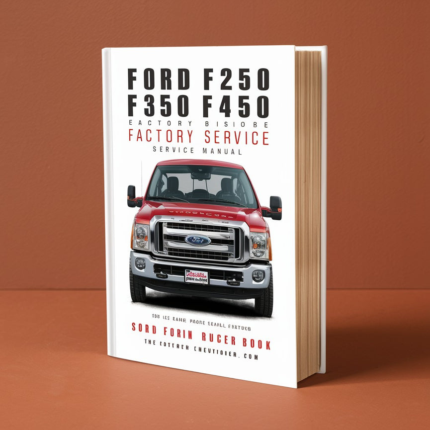 Manual de reparación y servicio de fábrica de Ford F250 F350 F450 F550 2011-2016