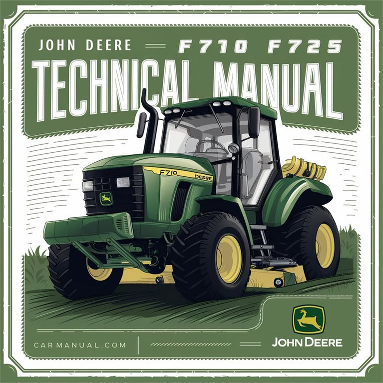 John Deere F710 F725 Front Mowers Technical Manual PDF