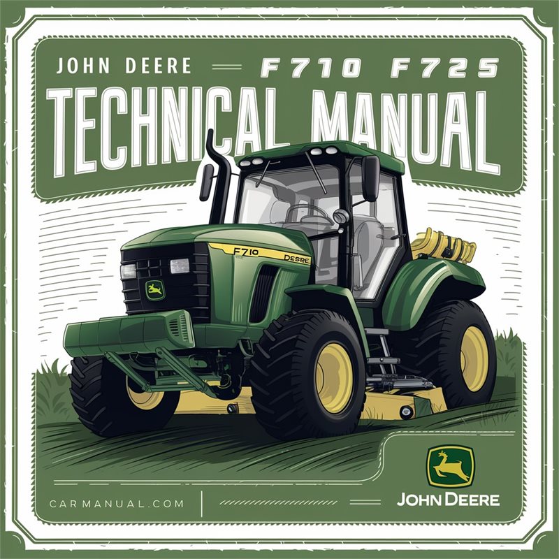 John Deere F710 F725 Front Mowers Technical Manual PDF