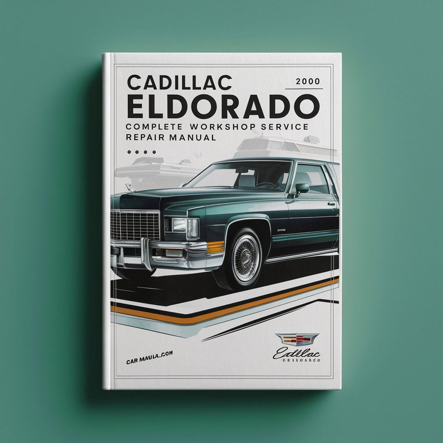 Manual completo de servicio y reparación del taller de Cadillac Eldorado 2000