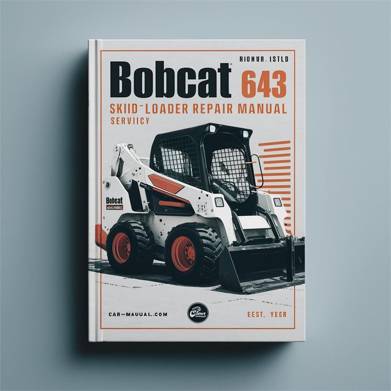 Bobcat 643 Skid Steer Loader Service Repair Workshop Manual PDF