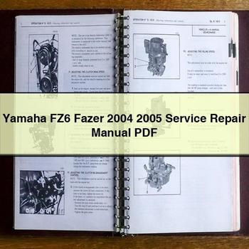 Yamaha FZ6 Fazer 2004 2005 Service Repair Manual