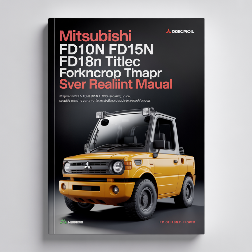Mitsubishi FD10N FD15N FD18N FD20CN Forklift Service Repair Manual