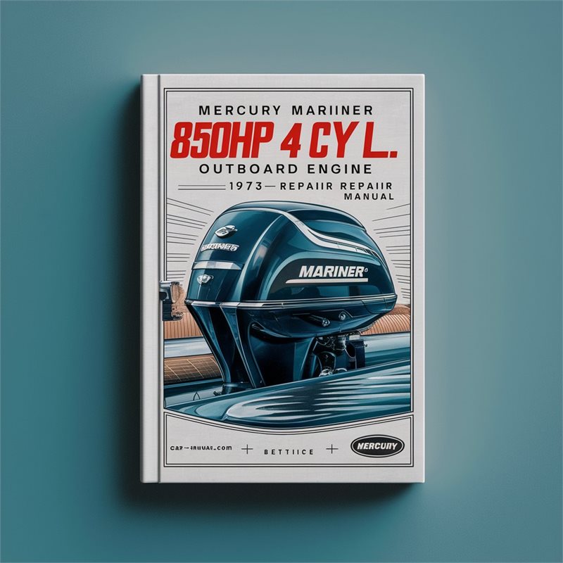 1973-1977 Mercury Mariner 850HP 85HP 4 Cyl. Outboard Engine Service Repair Workshop Manual PDF