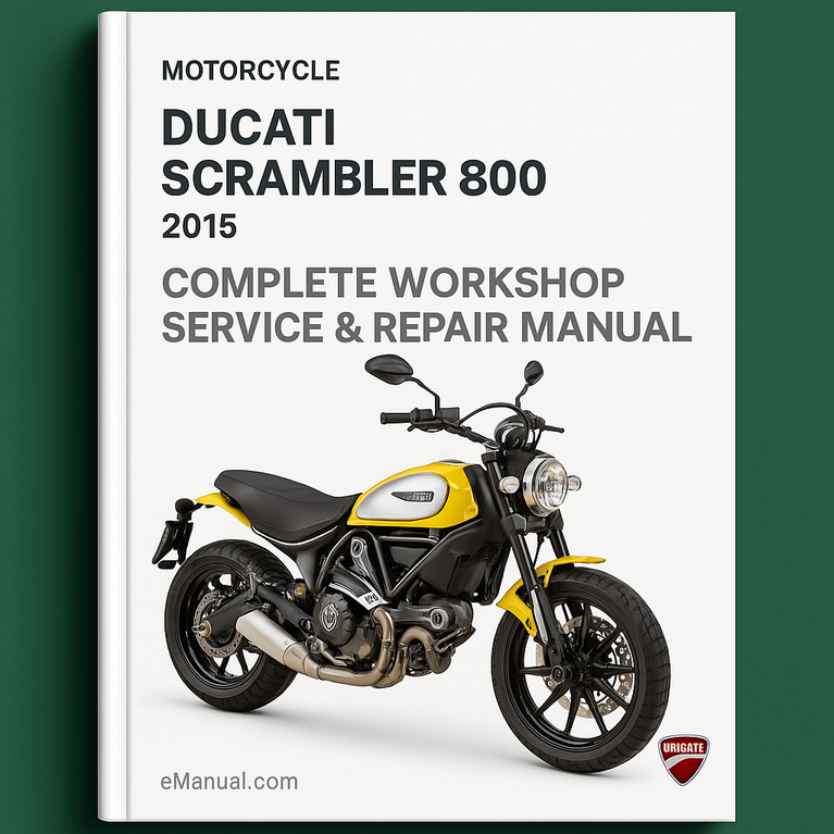 Ducati Scrambler 800 Motorrad Komplettes Werkstatthandbuch Service Reparatur 2015