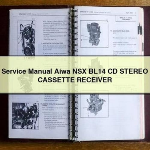 Service Manual Aiwa NSX BL14 CD Stereo CASSETTE Receiver PDF Download