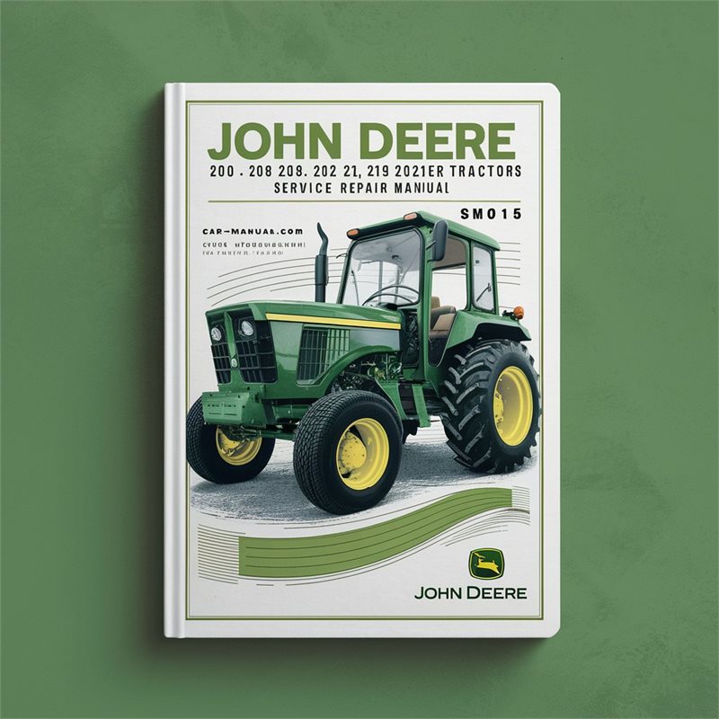 John Deere 200 208 210 212 214 216 Lawn Garden Tractors (SM2015) Service Repair Workshop Manual PDF