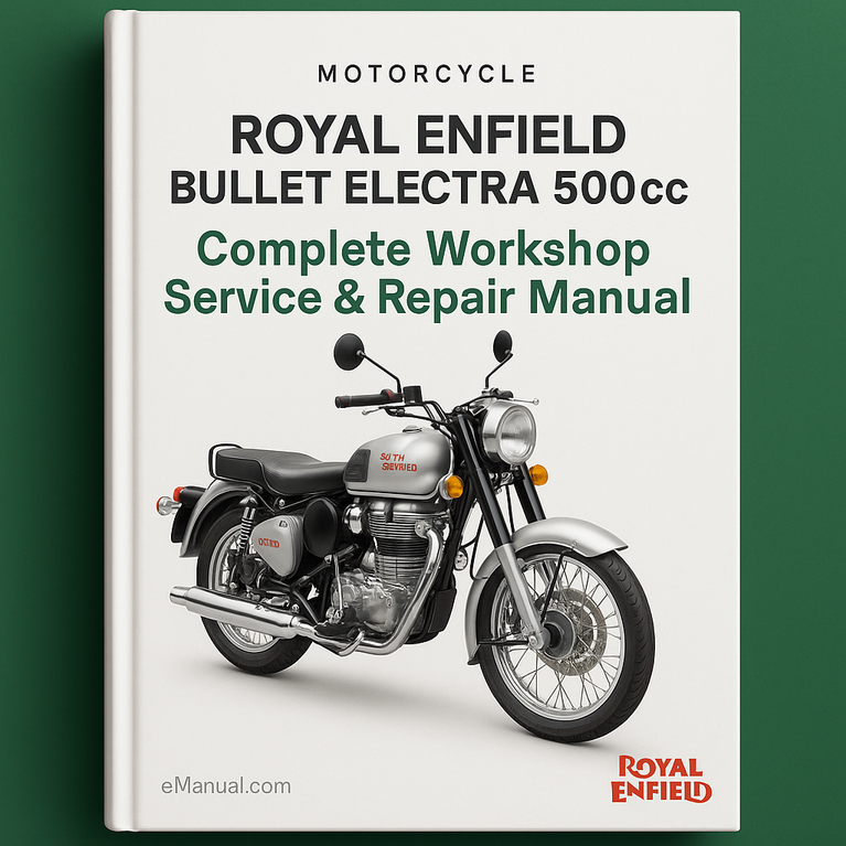Manual de reparación y servicio completo de la motocicleta Royal Enfield Bullet Electra 500cc