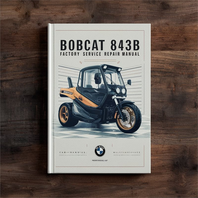 Bobcat 843 843B Service Repair Workshop Manual PDF