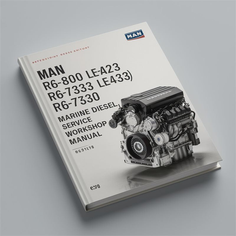 MAN D2876 R6-800 ( Le423) R6-730 Le433) Marine Diesel Engine Service Repair Workshop Manual PDF