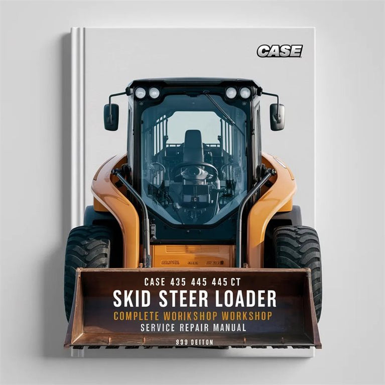 Case 435 445 445CT Skid Steer Loader Service Repair Workshop Manual PDF