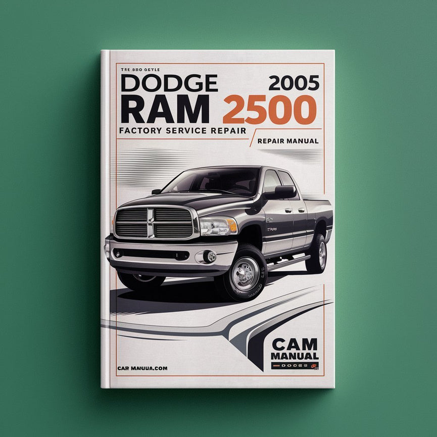 Manual de reparación y servicio de fábrica de la serie 2500 de Dodge Ram 2005