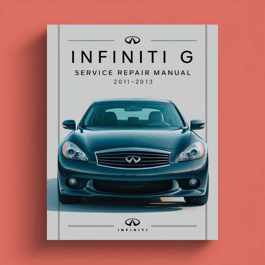 Manual de servicio y reparación del Infiniti G 2011-2013