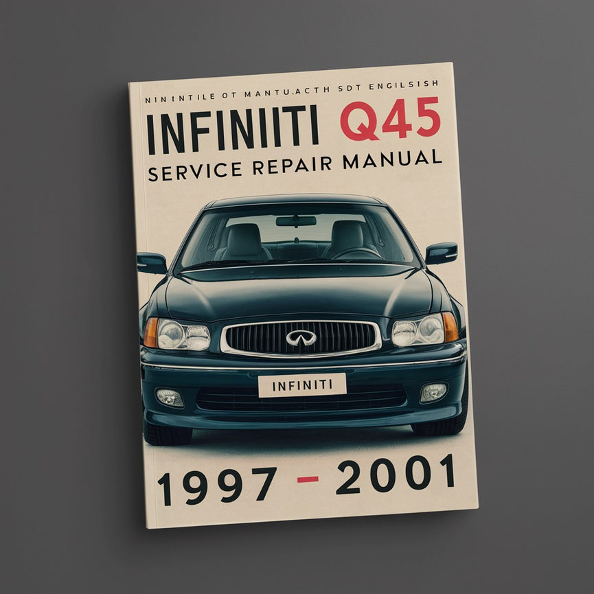 Manual de servicio y reparación del Infiniti Q45 1997-2001