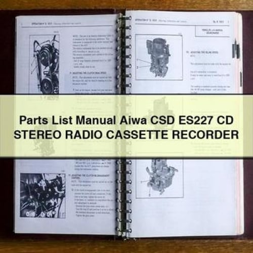 Parts List Manual Aiwa CSD ES227 CD Stereo RADIO CASSETTE RECORDER PDF Download