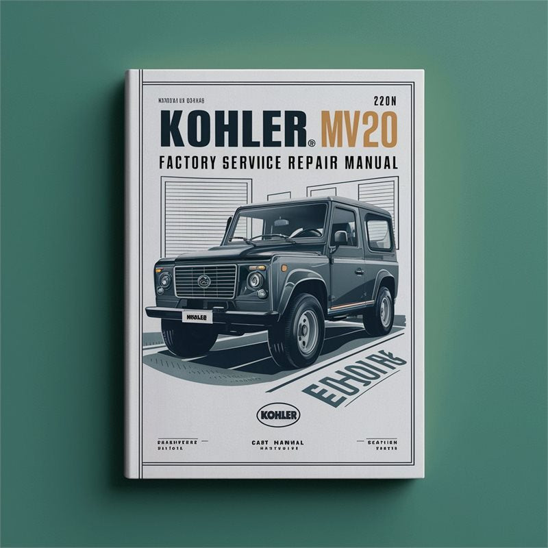Kohler Magnum Models Engine MV20 Service Repair Workshop Manual PDF