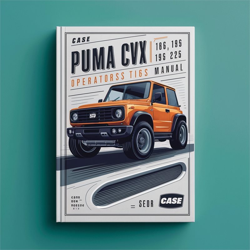 Case IH Puma CVX 165 180 195 210 225 Operators Operator's Manual PDF
