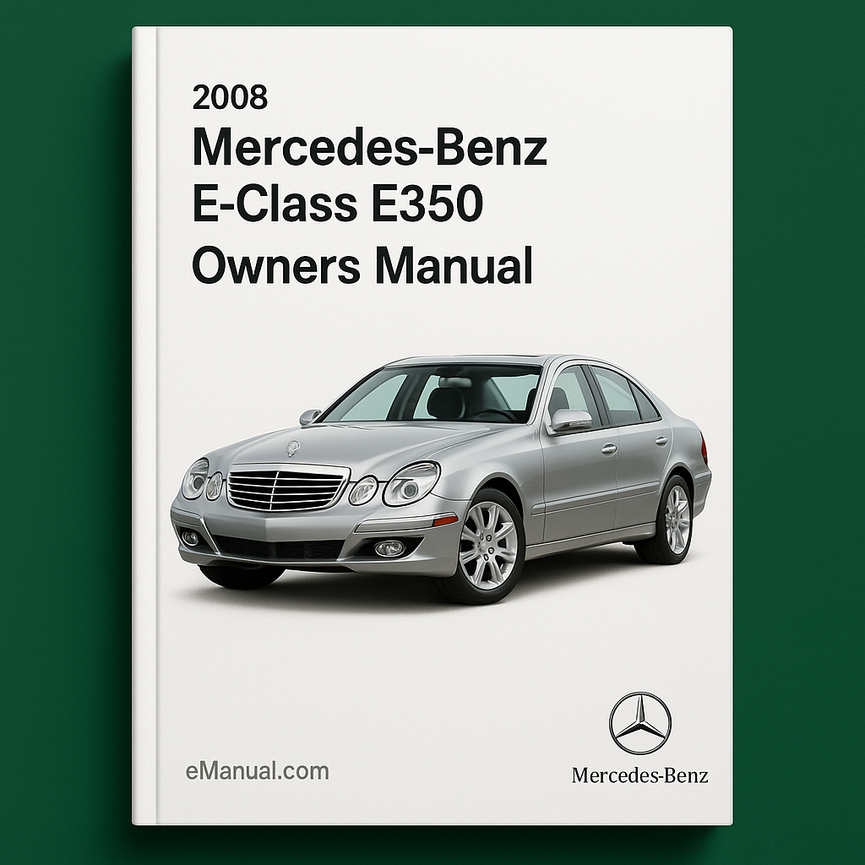 Manual del propietario del Mercedes-Benz Clase E E350 2008