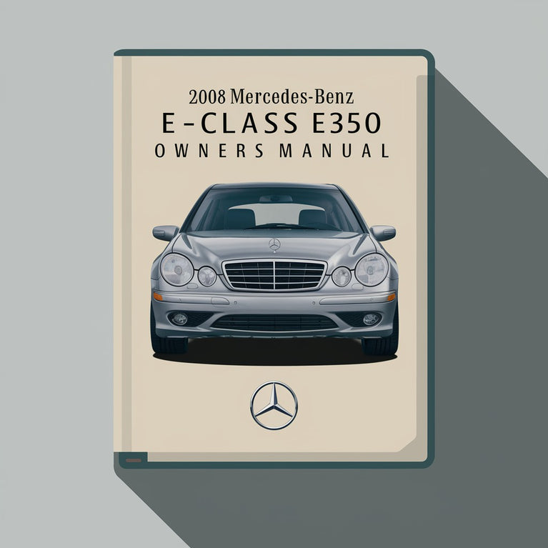 Manual del propietario del Mercedes-Benz Clase E E350 2008