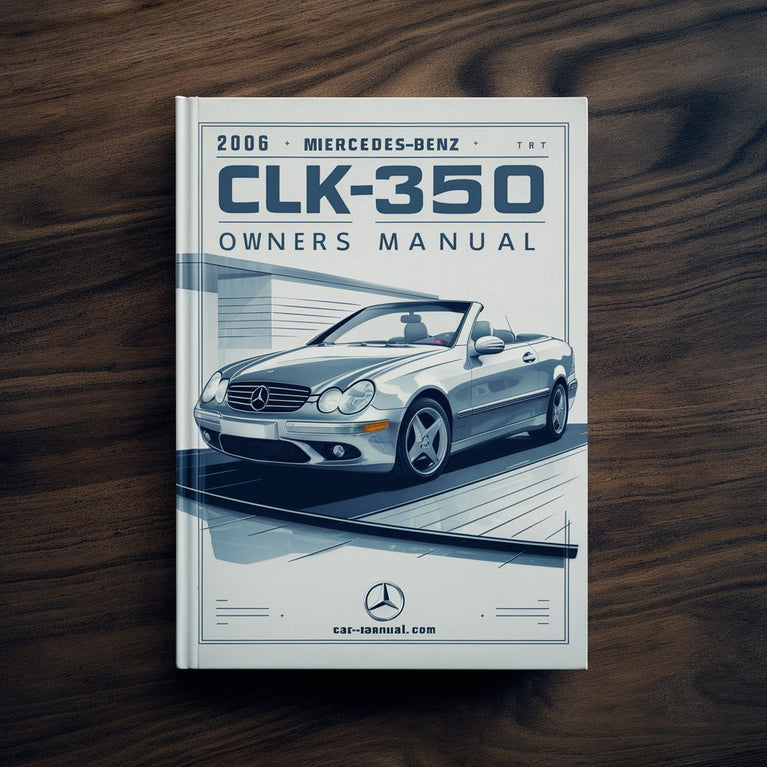 Manual del propietario del Mercedes-Benz Clase CLK CLK350 Cabriolet 2006