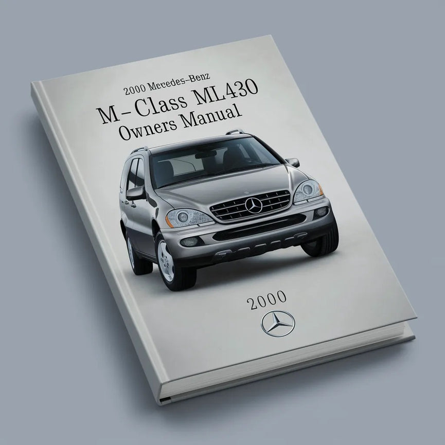 Manual del propietario del Mercedes-Benz Clase M ML430 2000