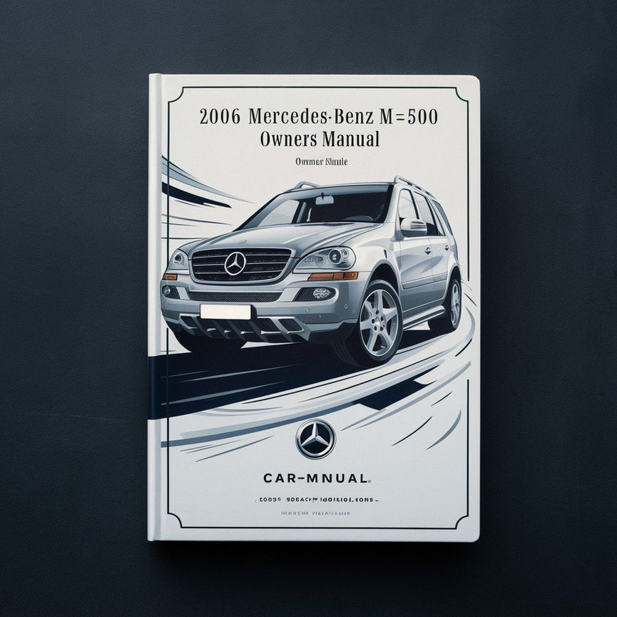 Manual del propietario del Mercedes-Benz Clase M ML500 2006