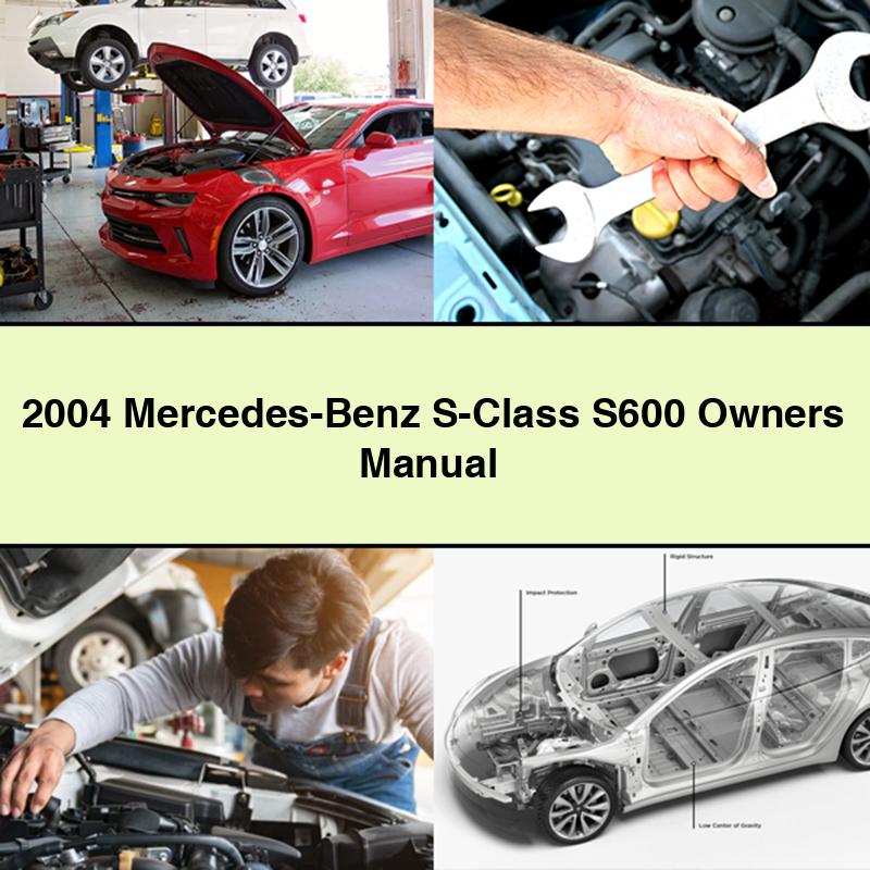 Manual del propietario del Mercedes-Benz Clase S S600 2004