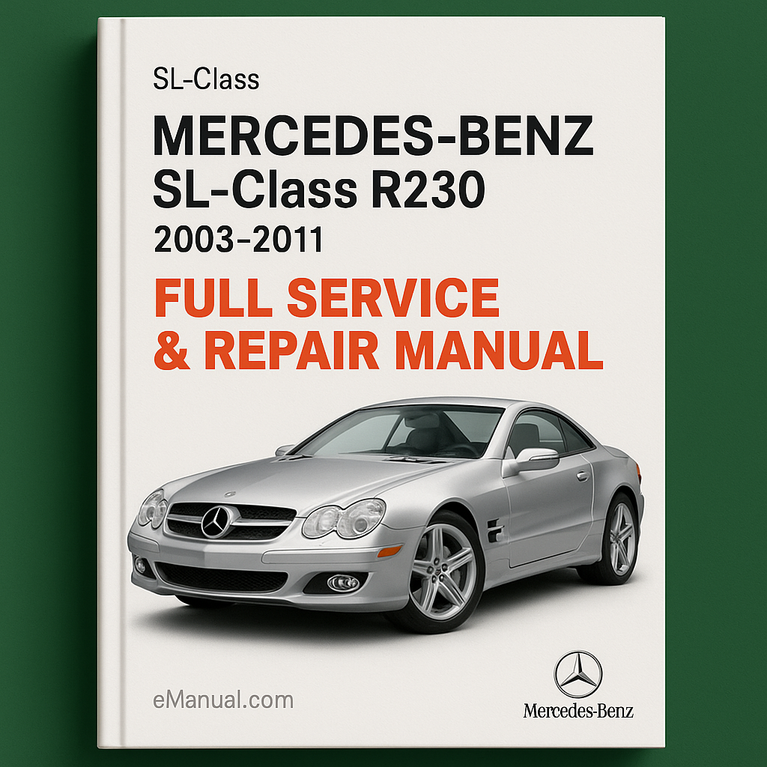 Manual de servicio y reparación completo Mercedes Benz SL Class R230 2003-2011